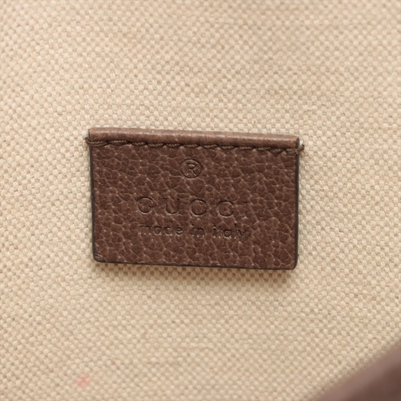 Gucci GG Supreme Neo Vintage Medium messenger Tiger Head PVC and Leather Shoulde - Picture 7 of 11